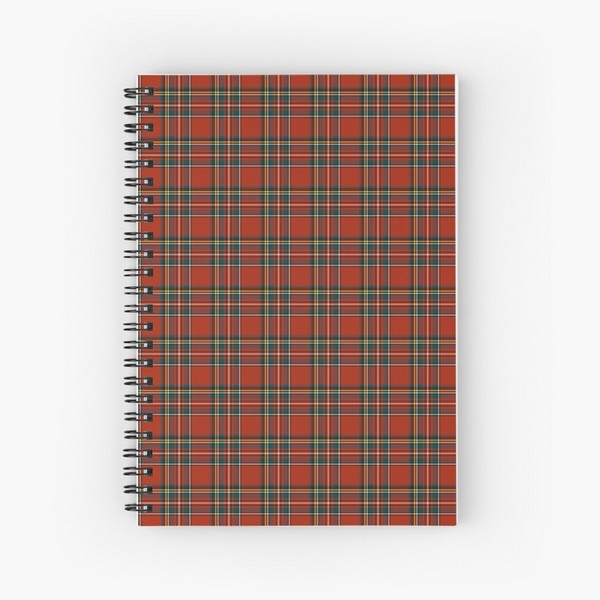 Royal Stewart tartan spiral notebook