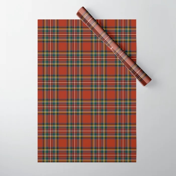 Royal Stewart tartan wrapping paper