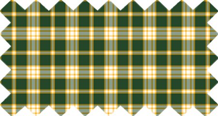 Dark Green and Gold Sporty Plaid