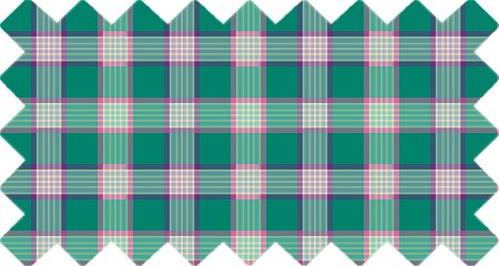 Emerald Green and Orchid Plaid