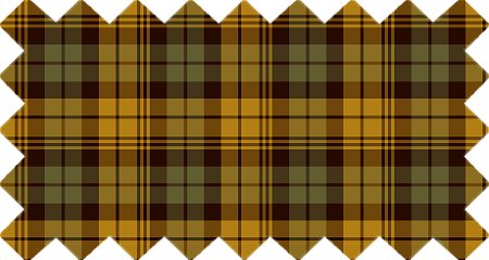 Gold and Moss Green Rustic Plaid
