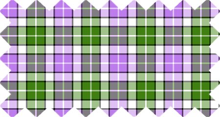 Lavender and Green Plaid