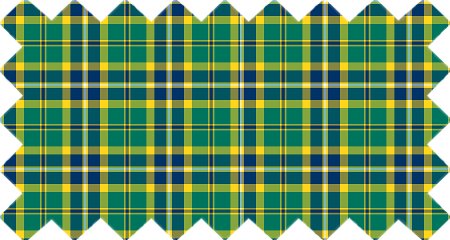 Green, blue, and yellow plaid