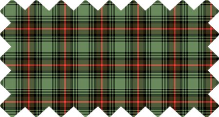 Green, Black, and Red Vintage Plaid