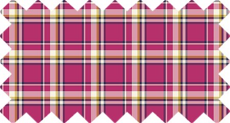 Hot Pink and Navy Blue Plaid
