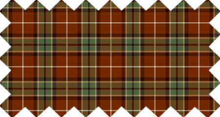 Muted Red and Green Rustic Plaid