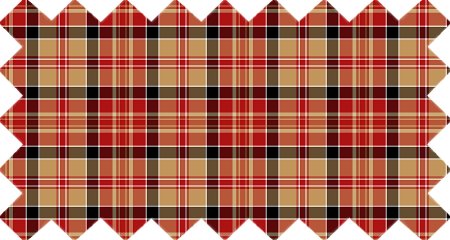 Red, Gold, and Black Sporty Plaid