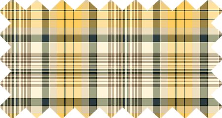 Yellow and Navy Blue Plaid