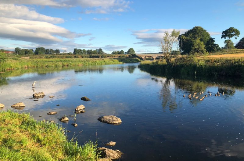 River Don at Dyce by David Robinson