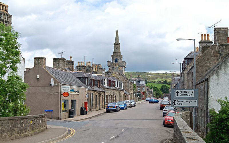 Bridge Street, Strichen by Jim Bain