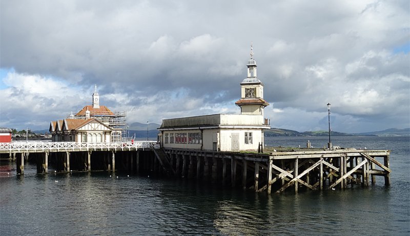 Dunoon Pier by Anne Burgess