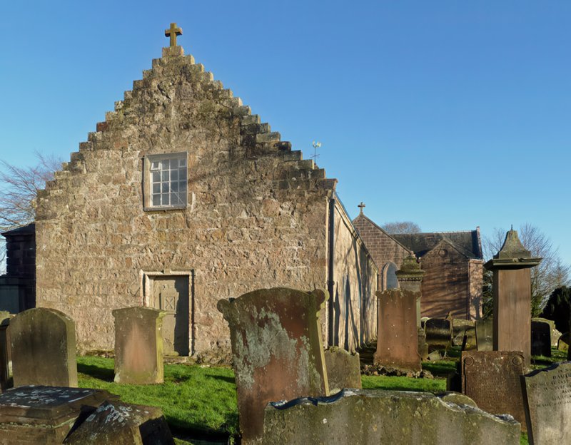 The Old Parish Church at Auchinleck by Mary and Angus Hogg