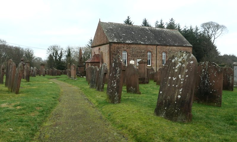 Caerlaverock Church and Churchyard by Christine Johnstone