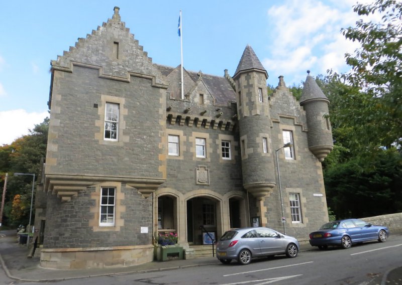 Stow Town Hall by Peter Wood