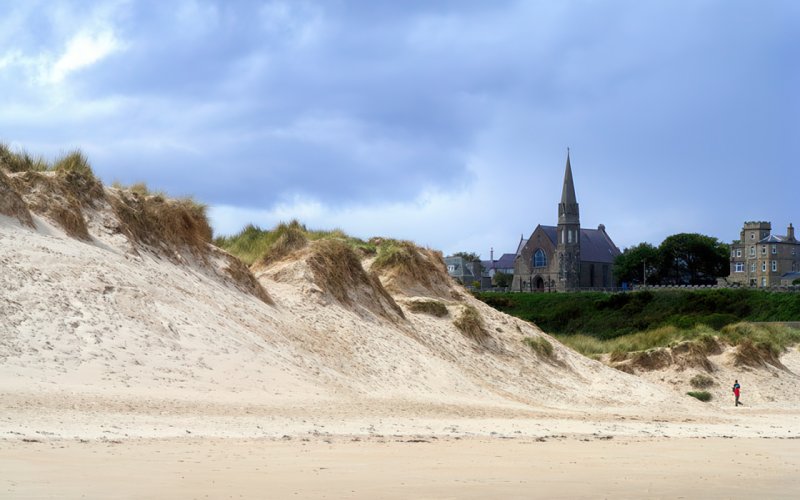 Sand Dunes at Lossiemouth by Ann Harrison