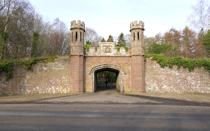 Gateway to Guthrie Castle by Mary Rodgers