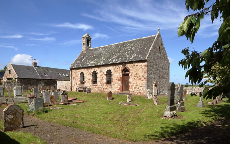 Morham parish Church by Walter Baxter
