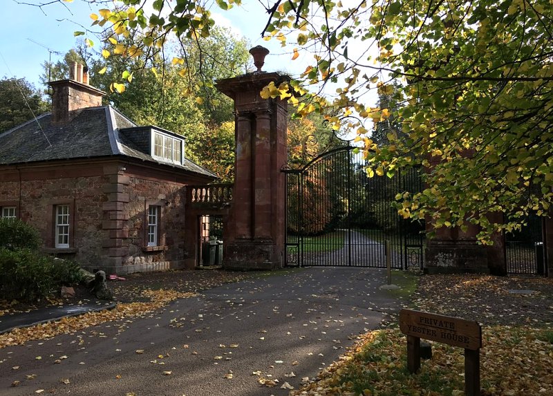 Gatehouse of Yester House by Jennifer Petrie