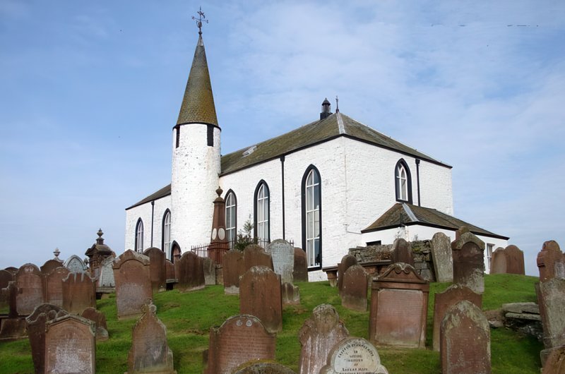 Crossmichael Church by Chris Newman