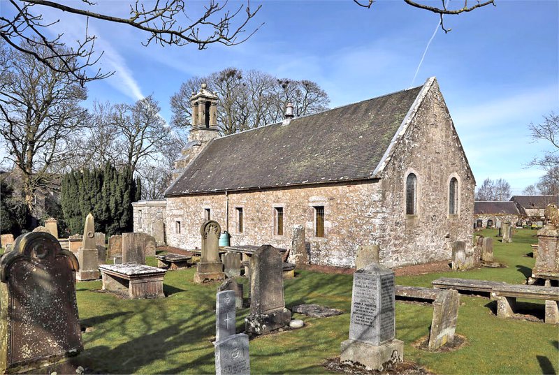 Pettinain Church by Walter Baxter