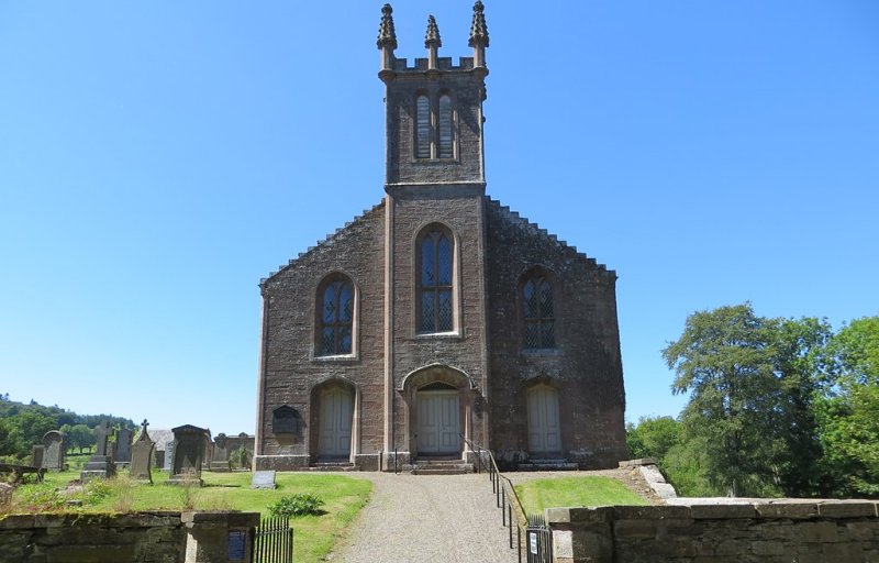 Clunie Parish Church by Peter Wood