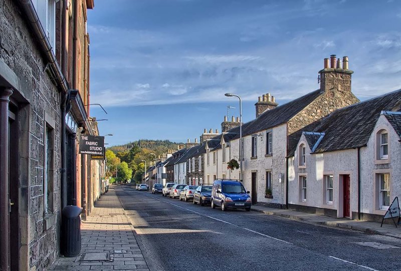 Drummond Street, Comrie by Martin Ragg