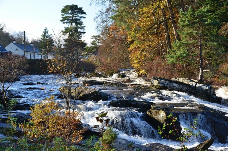 Falls of Dochart, Killin by Jim Barton