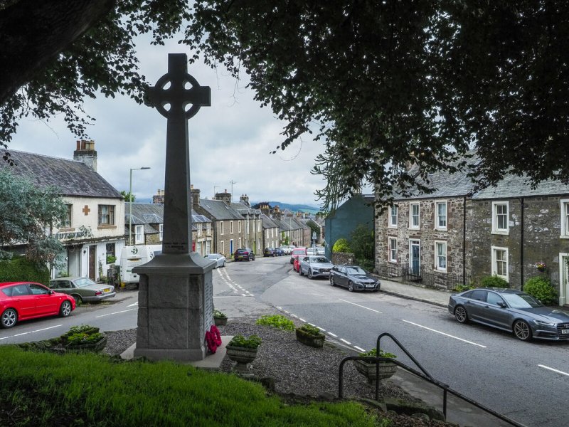 War Memorial at Muthill by Trevor Littlewood