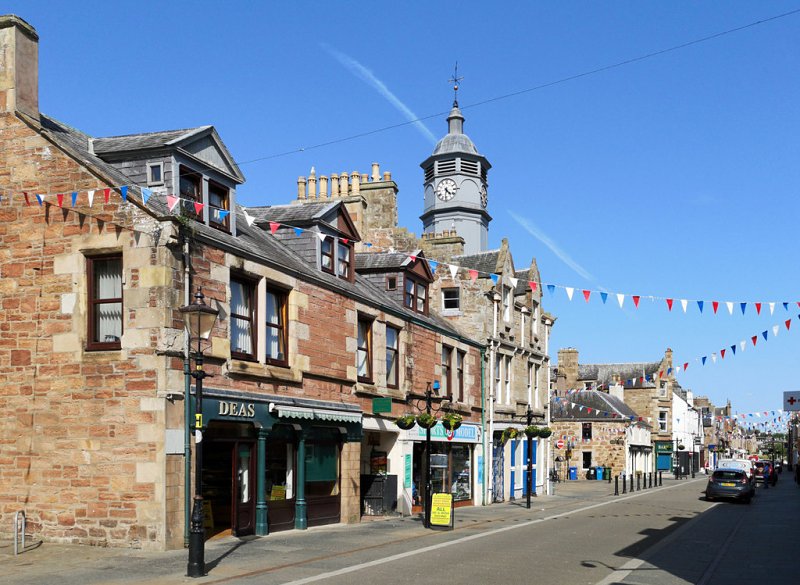 Dingwall High Street by Julian Paren