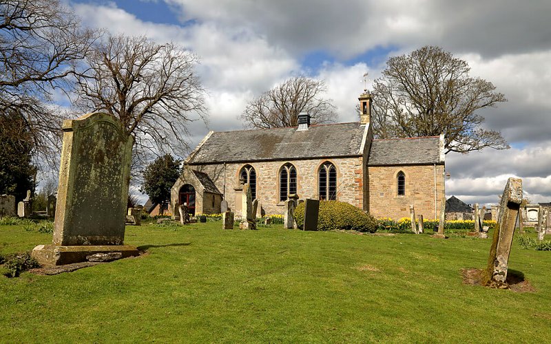 Ednam Parish Church by Walter Baxter
