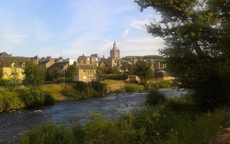 River Teviot, Hawick by Diane Redfern