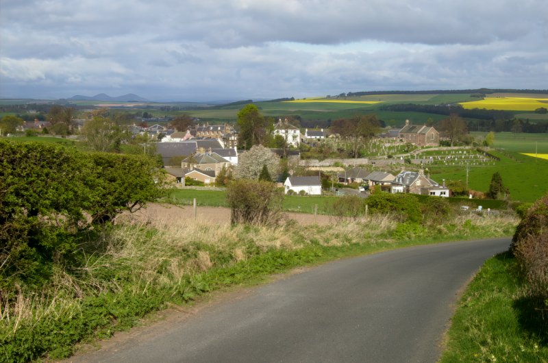 Morebattle Village by Phil Catterall