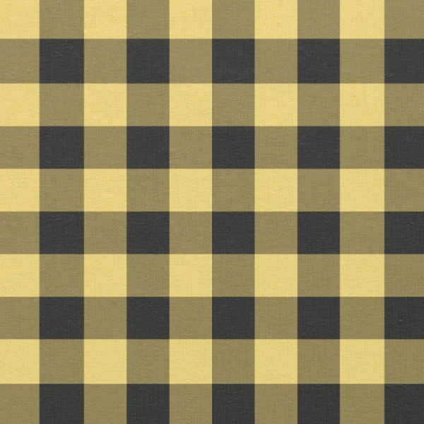 Yellow Buffalo Check Plaid Fabric