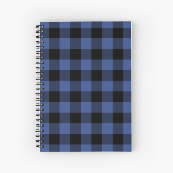 Blue Buffalo Checkered Plaid Notebook