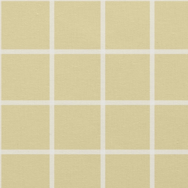 Yellow Windowpane Check Fabric