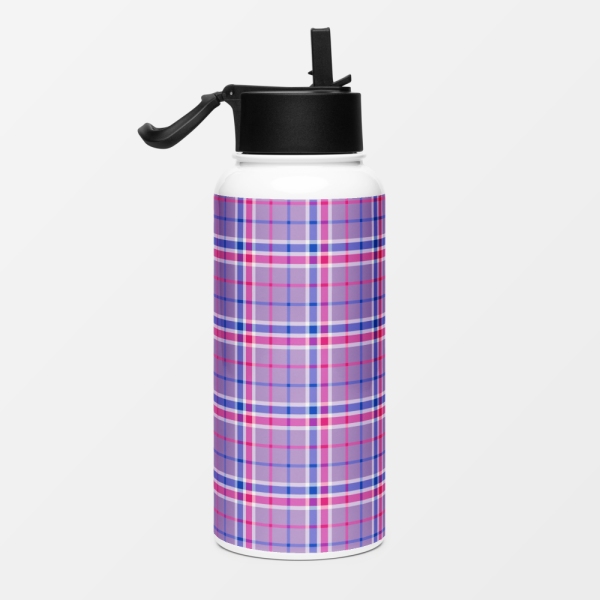 Lavender plaid water jug