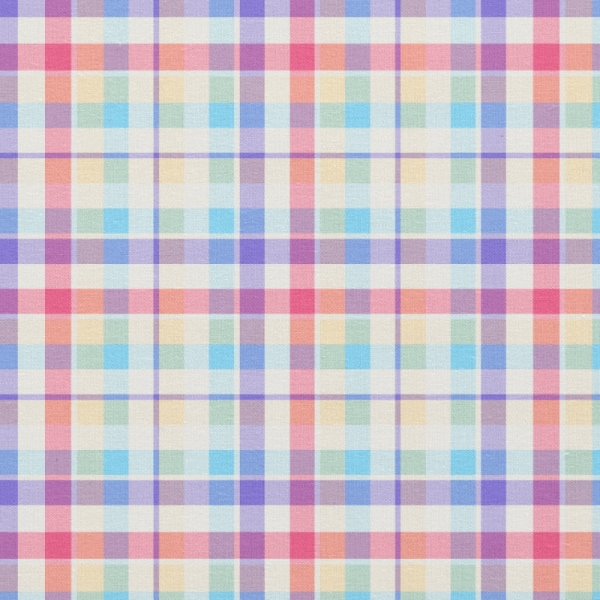 Purple, Pink, and Blue Plaid Fabric
