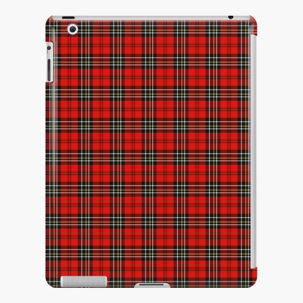 Red vintage plaid iPad case