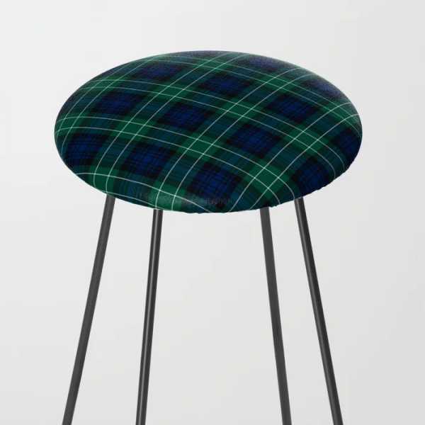 Abercrombie tartan counter stool