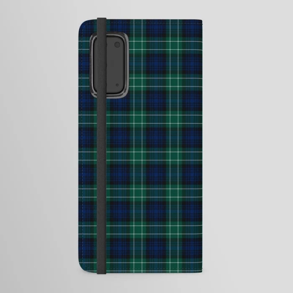 Clan Abercrombie Tartan Samsung Wallet Case