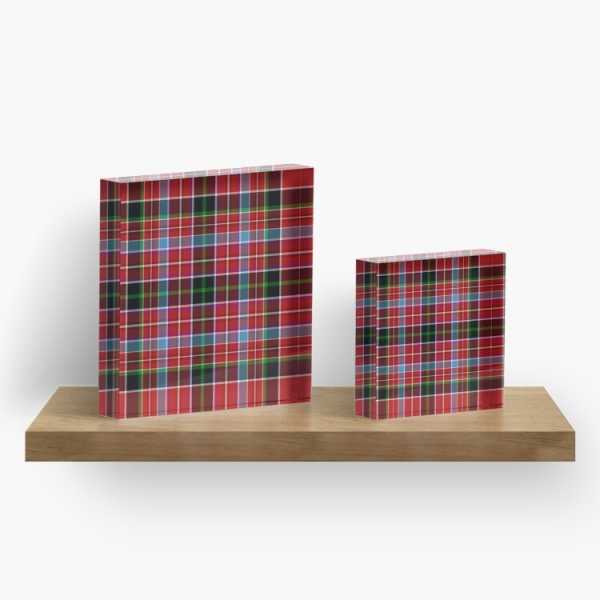 Aberdeen tartan acrylic block