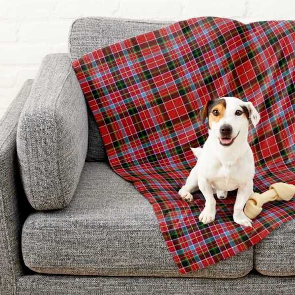 Aberdeen tartan pet blanket