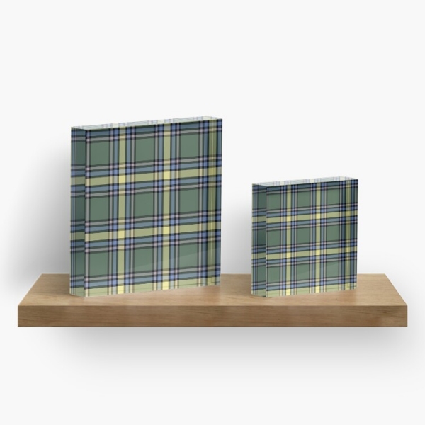 Alberta tartan acrylic block