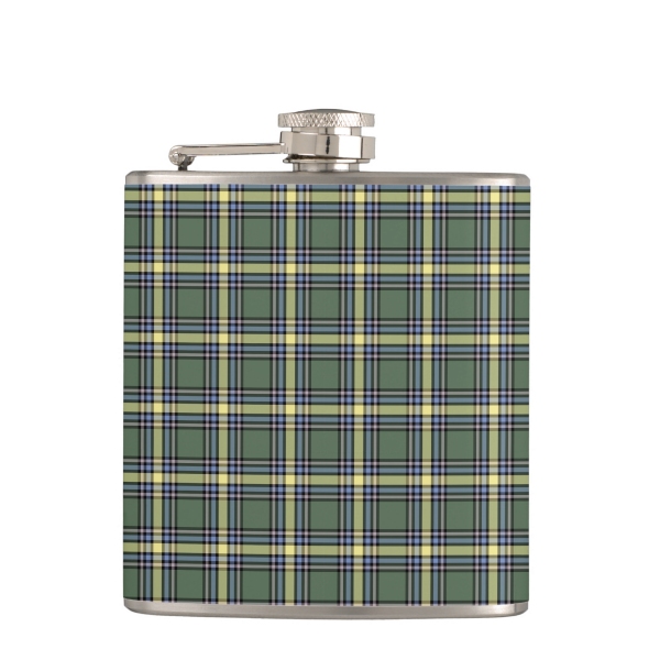 Alberta tartan hip flask