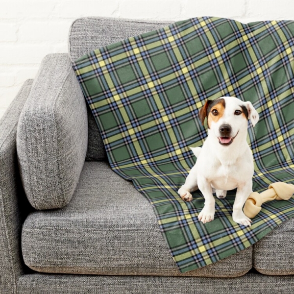 Alberta tartan pet blanket