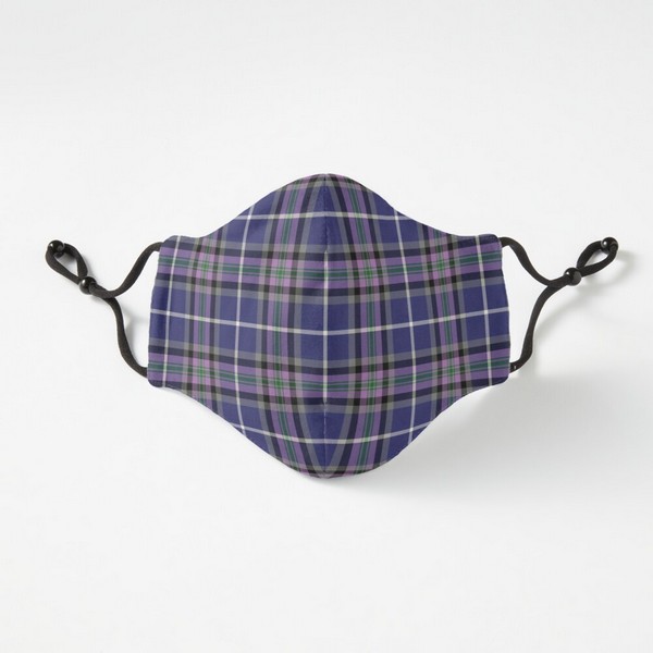 Alexander tartan fitted face mask