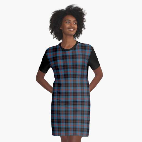 Angus tartan tee shirt dress