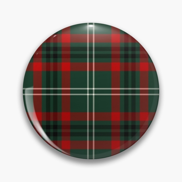 Arkansas tartan pinback button