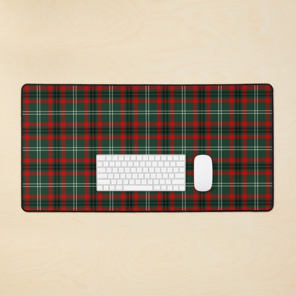 Arkansas tartan desk mat