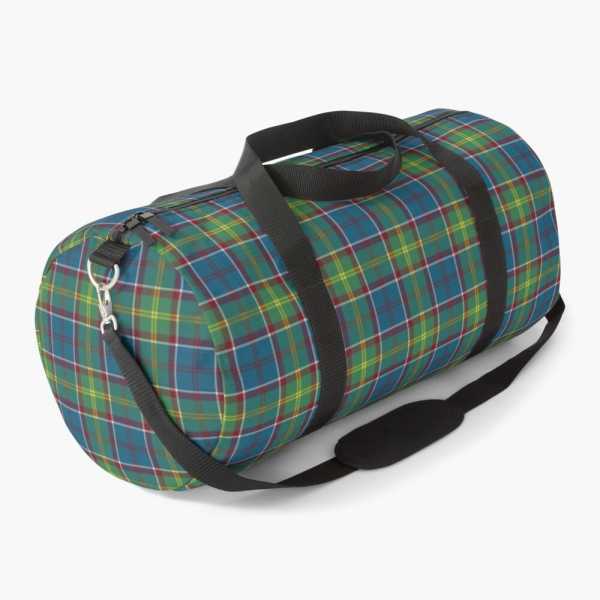 Ayrshire tartan duffle bag